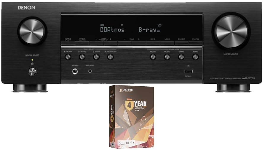 DENON AVサラウンド　AVR770-SD システム Amazon.com: Denon AVR-S770H 7.2ch 8K Smart AV Receiver with